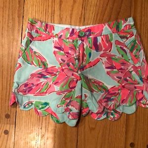 Lilly Pulitzer scalloped shorts